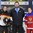 PLYMOUTH, MICHIGAN - APRIL 4: Russia's Anna Shibanova #70 and Germany's Jennifer Harss #30 were named Players of the Game for their respective teams following Germany's 2-1 quarterfinal round win at the 2017 IIHF Ice Hockey Women's World Championship. (Photo by Matt Zambonin/HHOF-IIHF Images)

